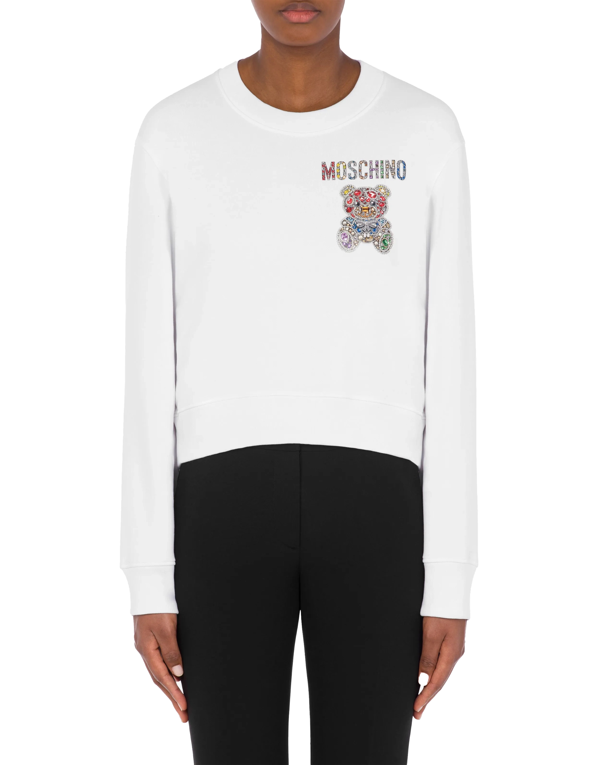 Moschino Long Sleeve Sweatshirt With Three Winter Bears