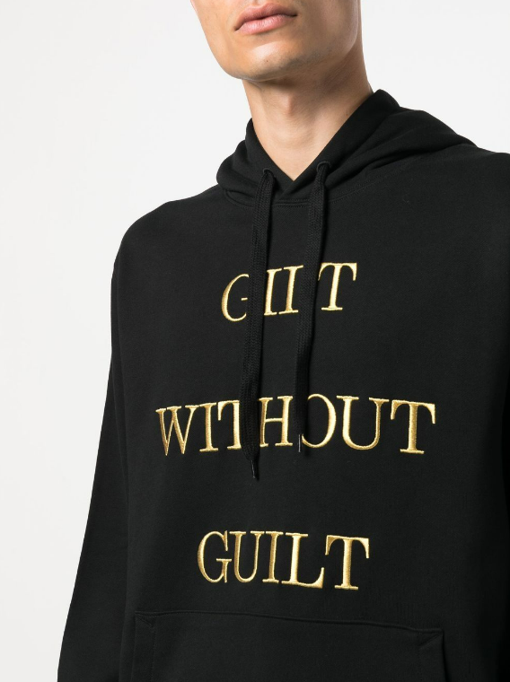 Gilt Without Guilt Hoodie | Menswear | Moschino Hong Kong