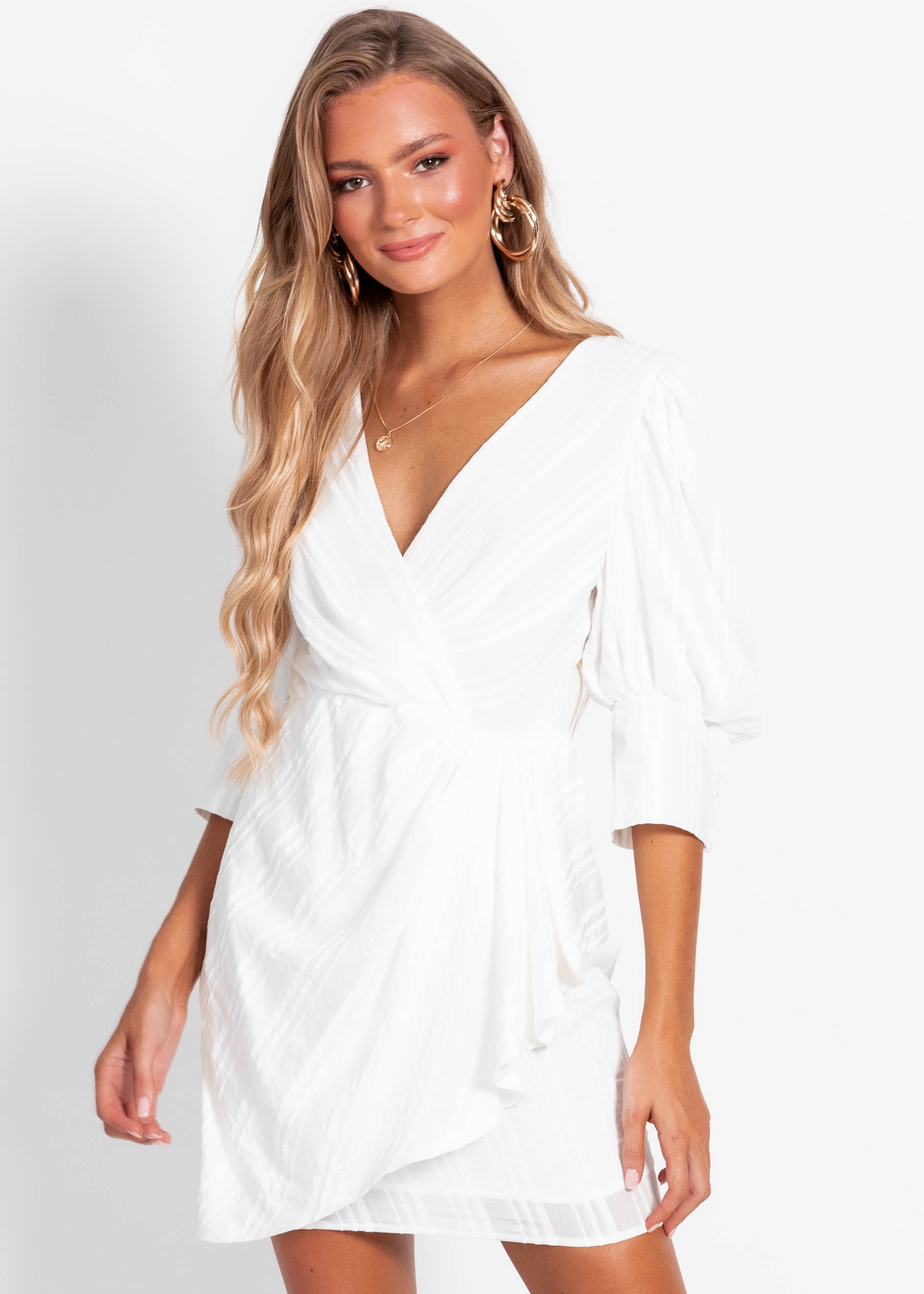 Bryn Dress - White