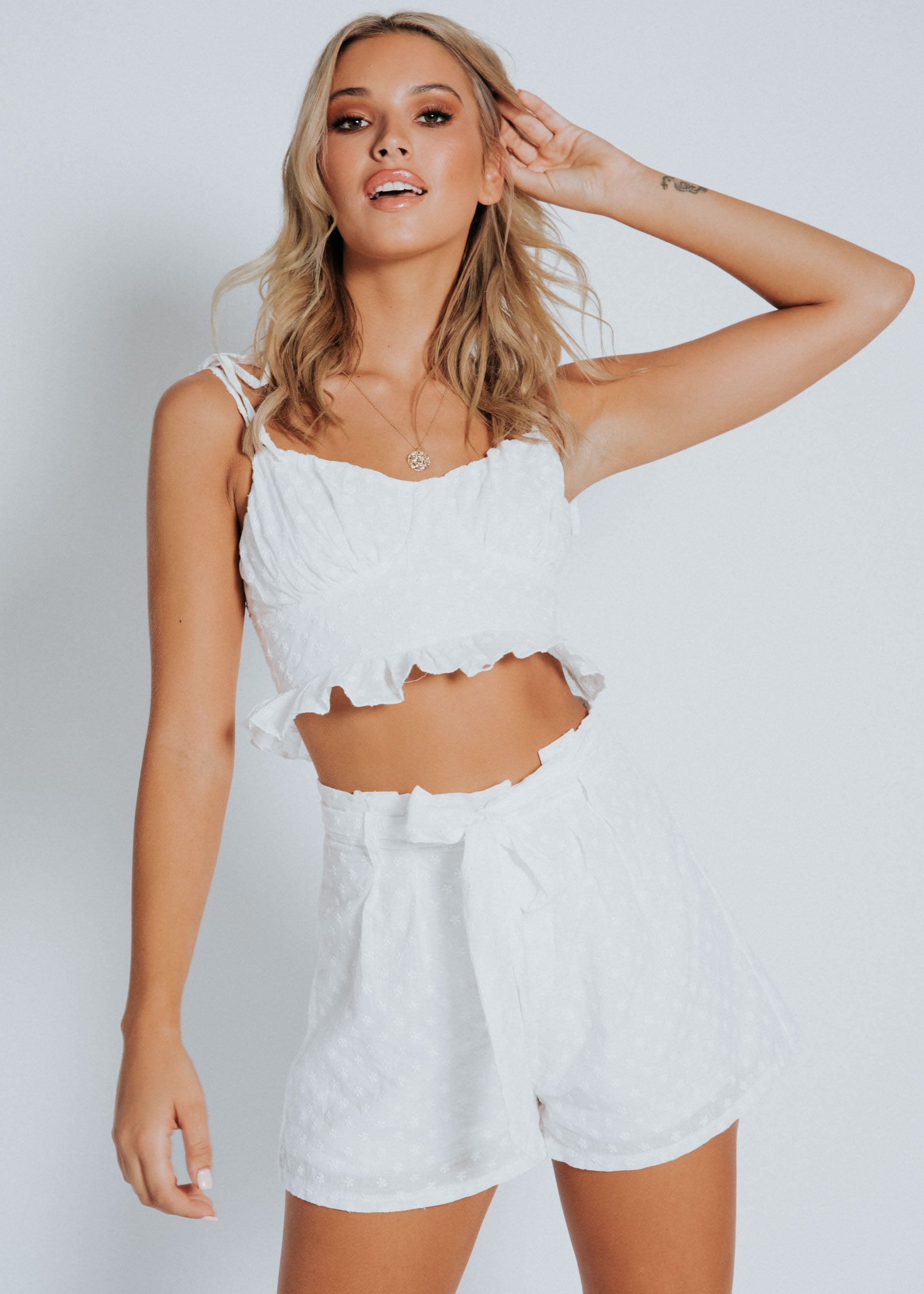 Avalon Crop - White