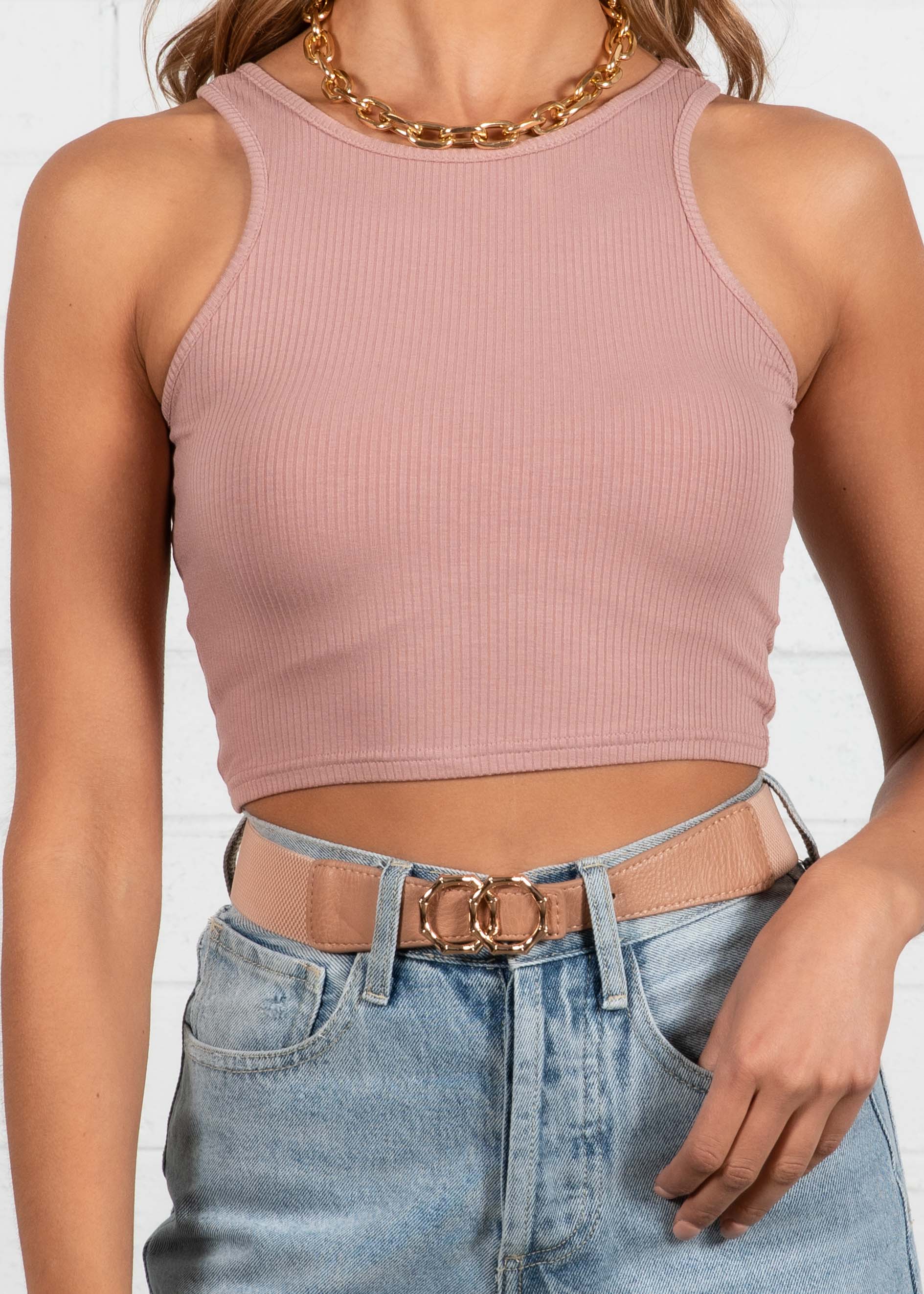 High Tides Crop - Blush