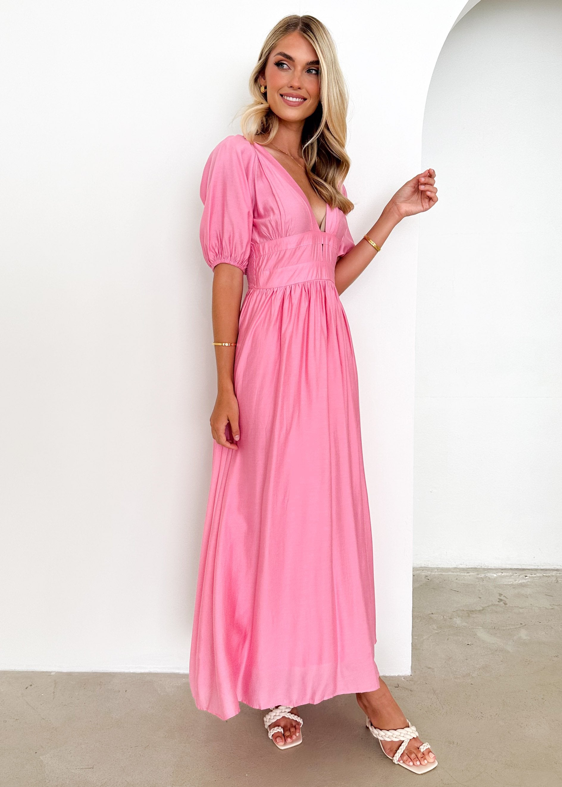 Aidla Midi Dress - Pink