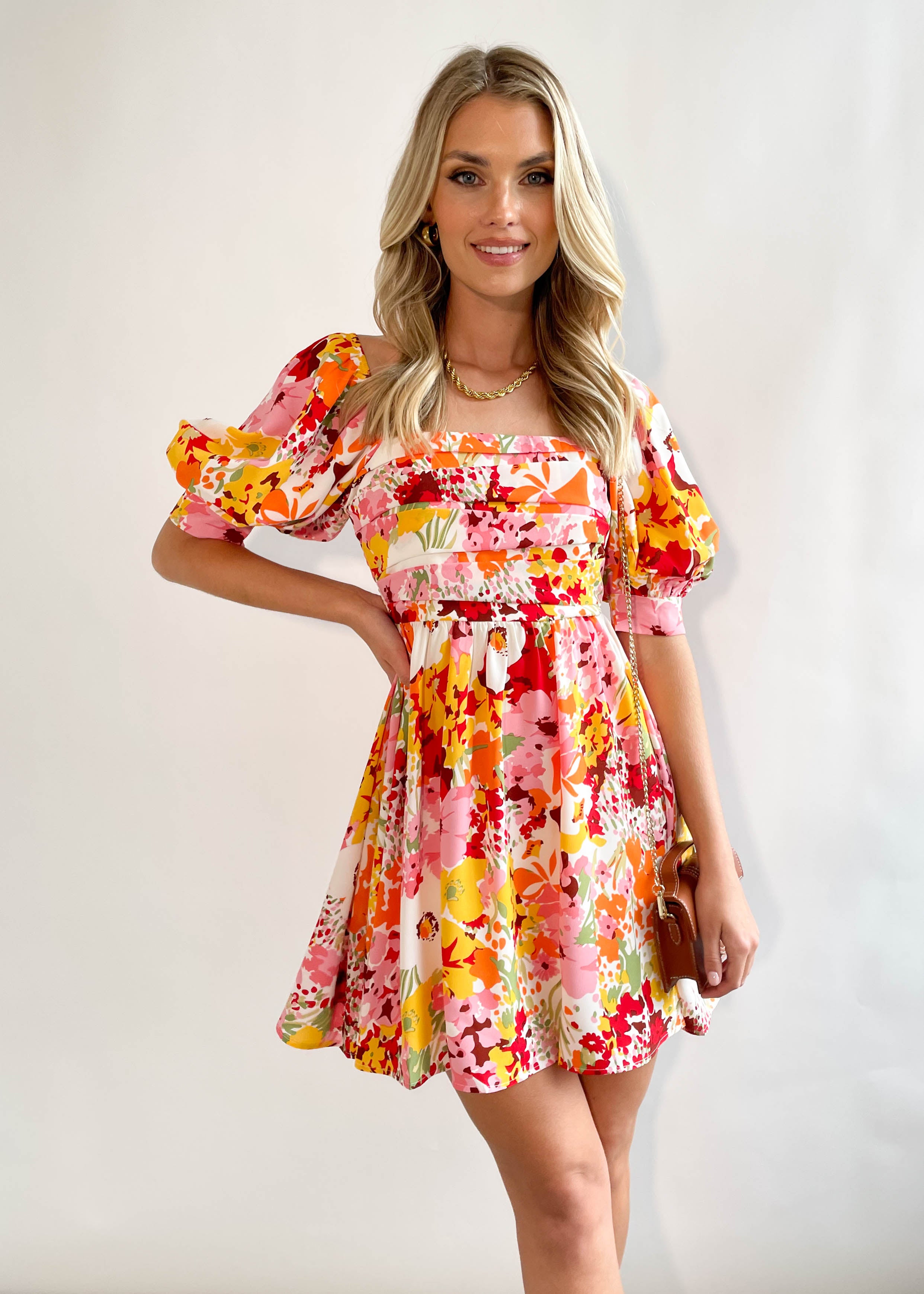 Ivannia Dress - Multi Floral