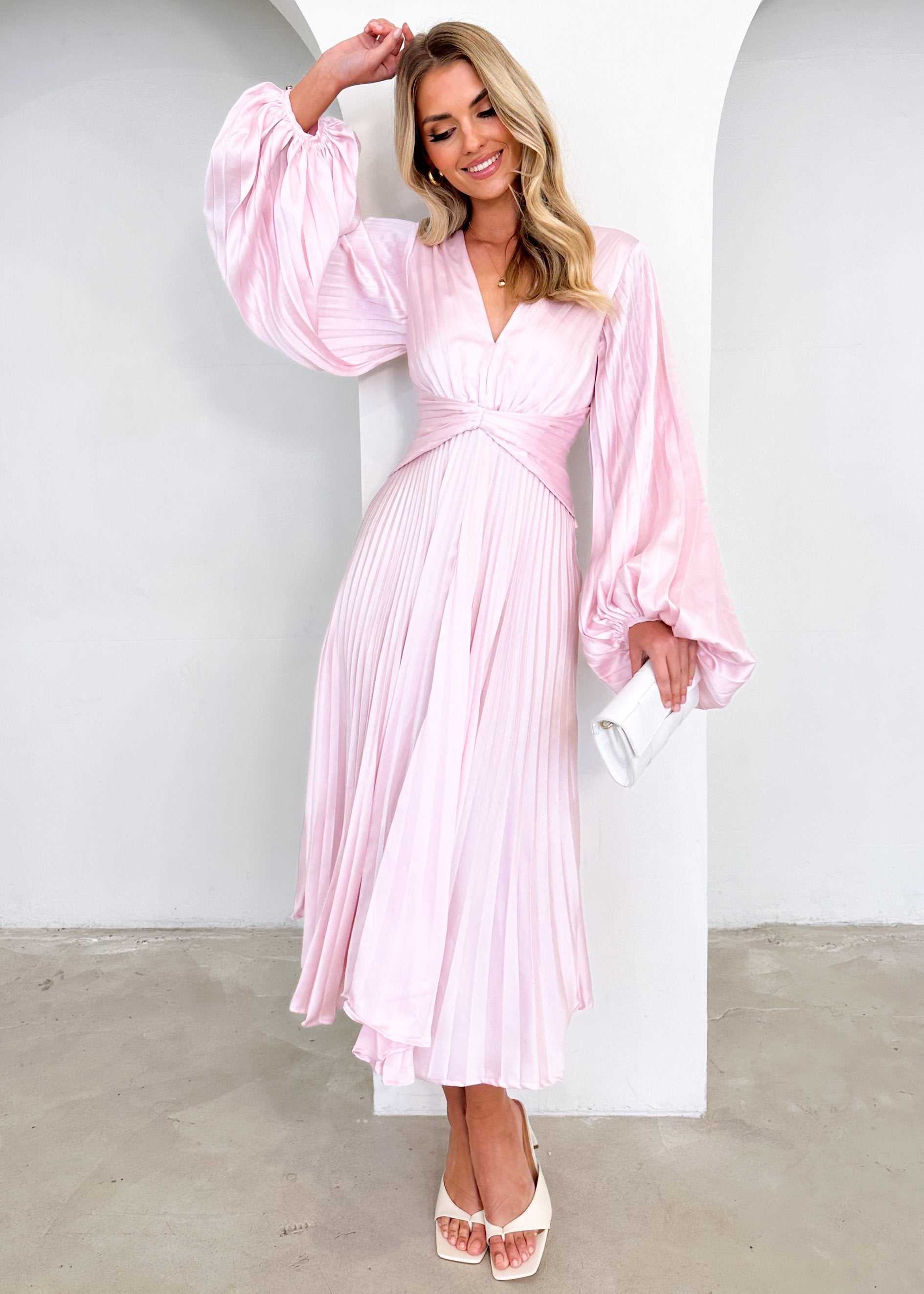 Narina Midi Dress - Blush