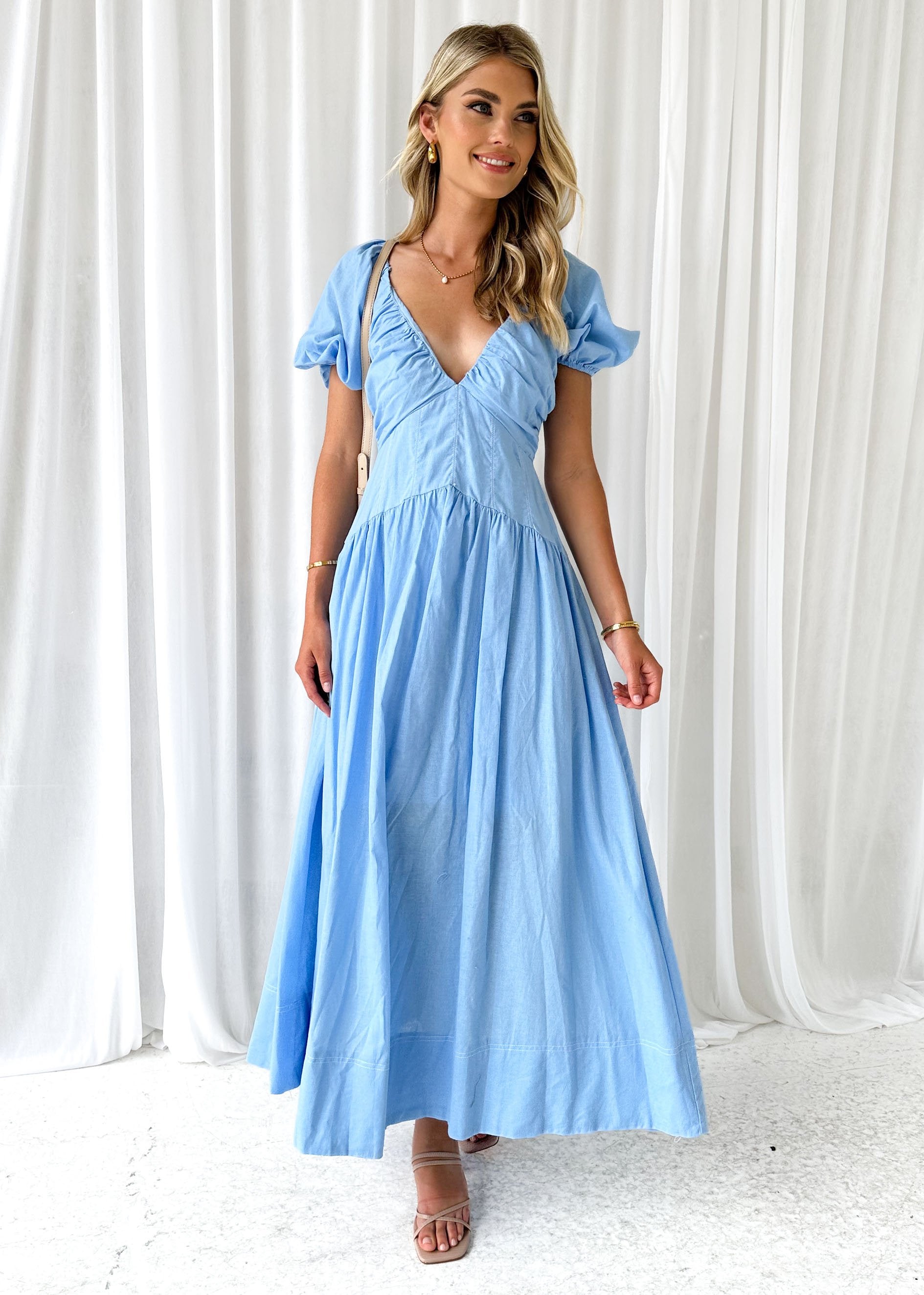 Plaire Maxi Dress - Powder Blue