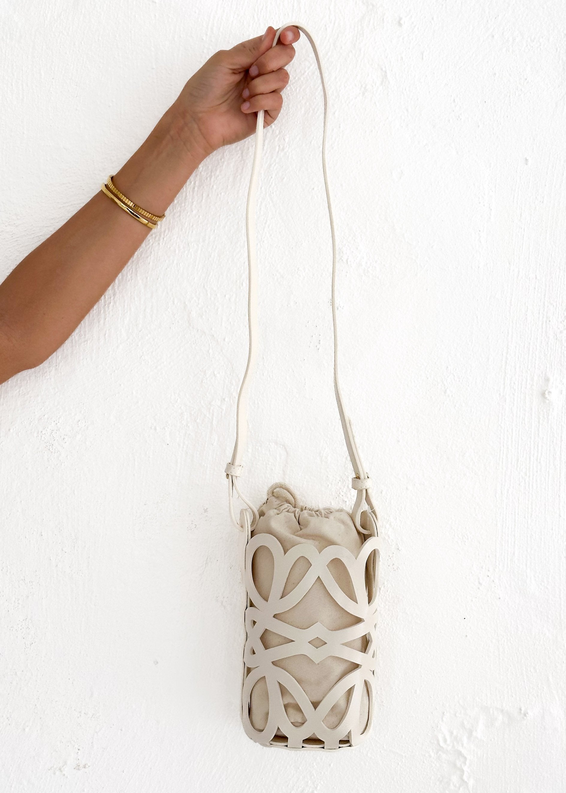 Ebony Crossbody Bag - White