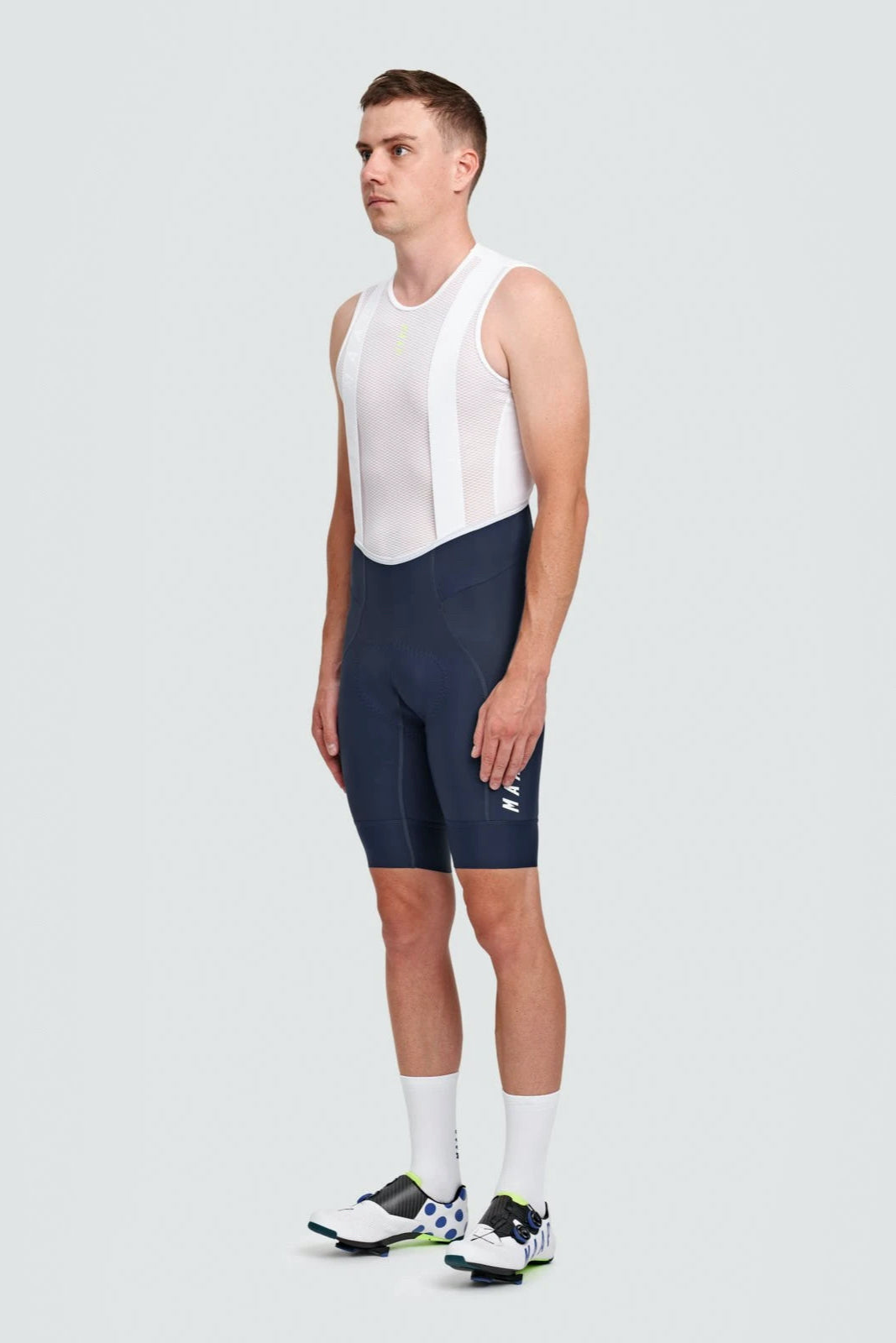 MAAP Team Evo Navy/White サイクルビブショーツ | CYCLISM