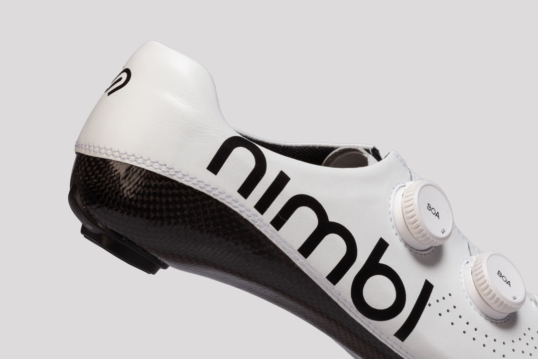 Nimbl ULTIMATE Pro White サイクルロードシューズ | CYCLISM