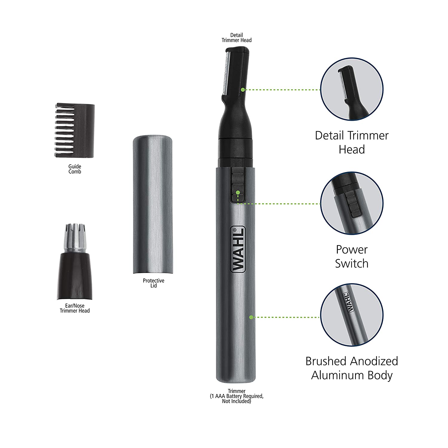 wahl micro groomsman lithium pen trimmer
