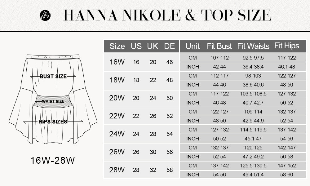 HANNA NIKOLE TOP SIZE