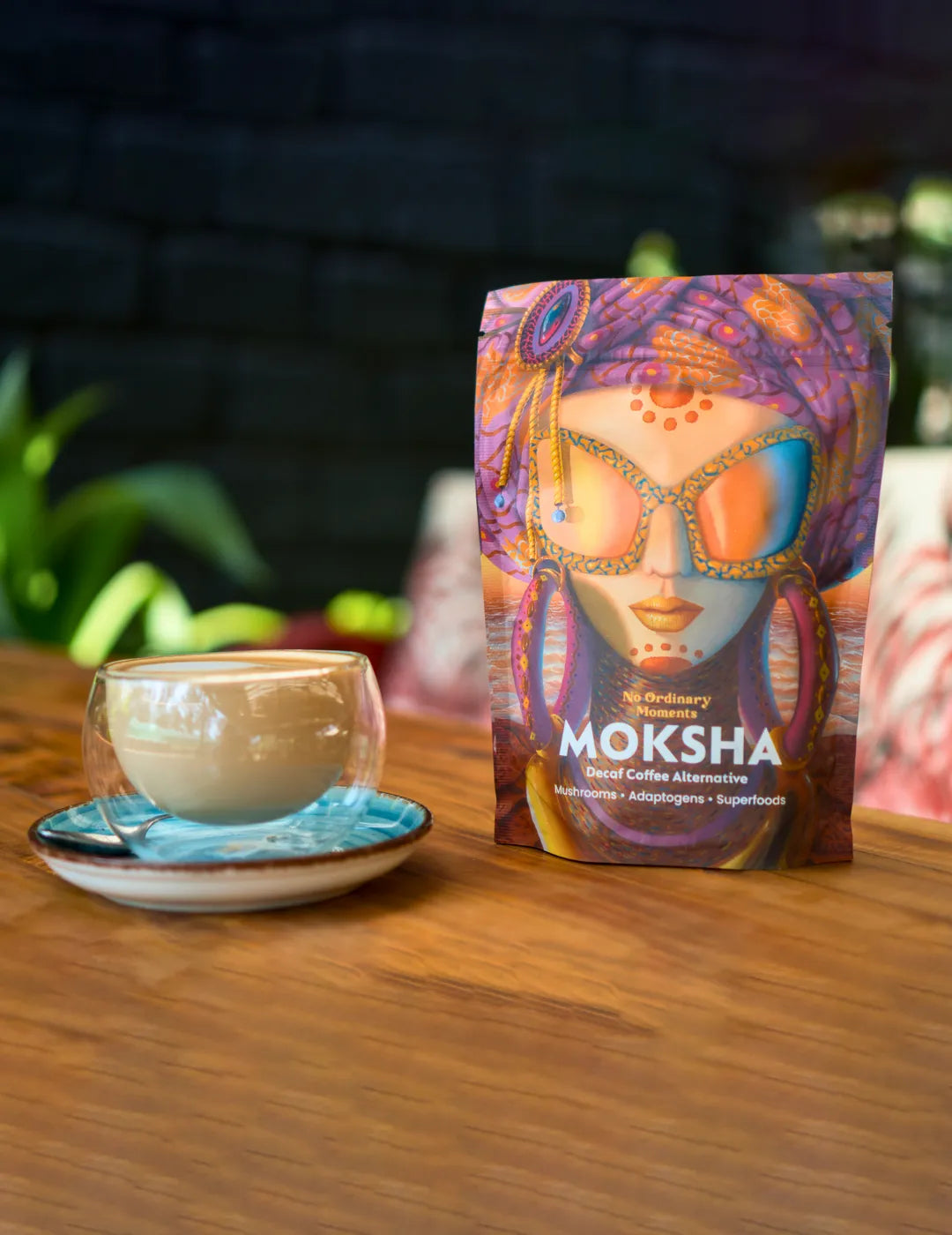 No Ordinary Moments Moksha Mushroom latte