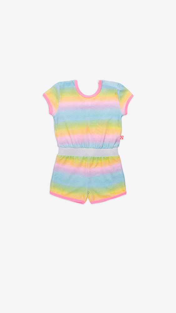 Image of Multicolored Terry Shortalls