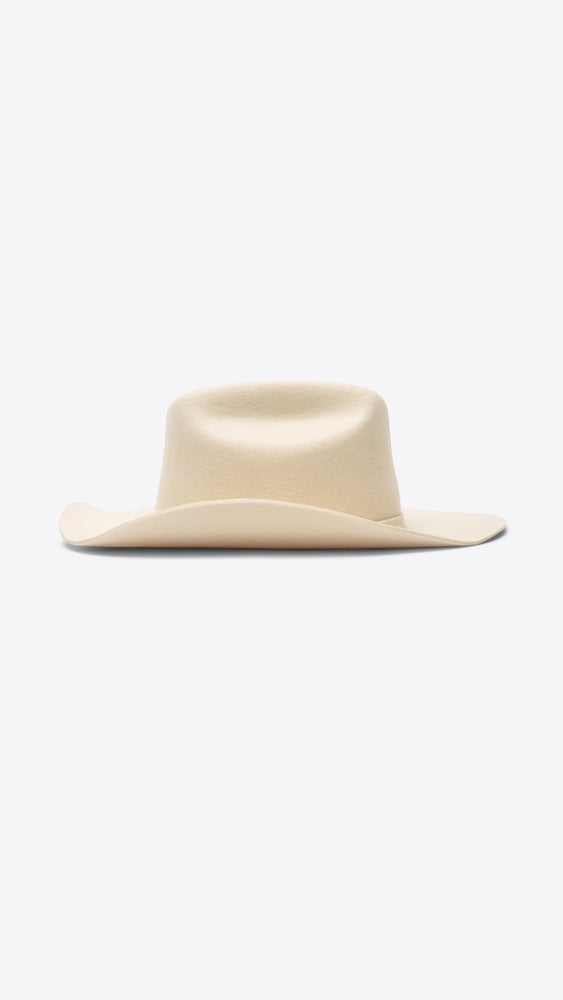 Image of Into The Wild Cowboy Hat - Camellia White