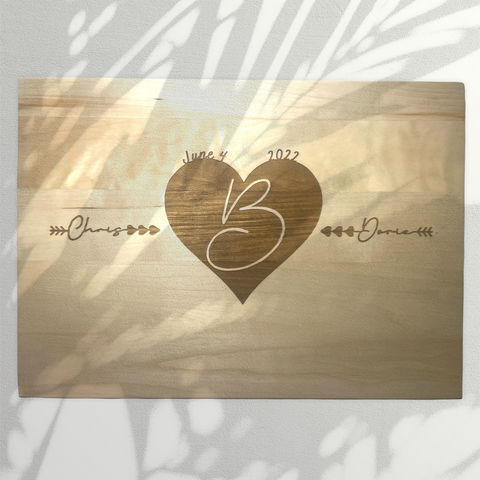 Custom wood wedding decor sign