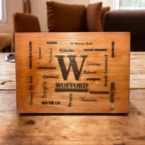 custom wood plaque