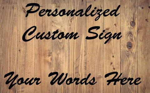 custom wood signs