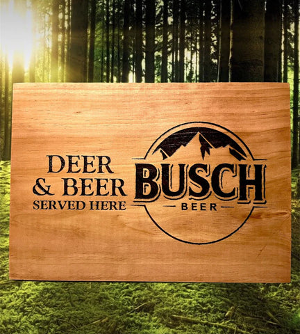 deer beer sign