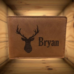 Custom Name Laser Engraved Wallet