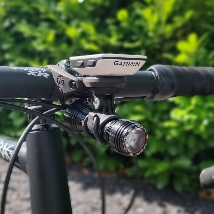 cycling light gopro mount