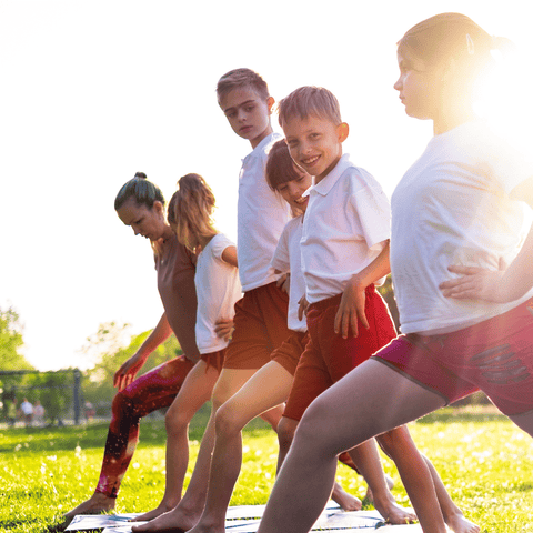 kids stretching