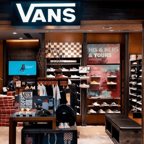 a vans's shoes store