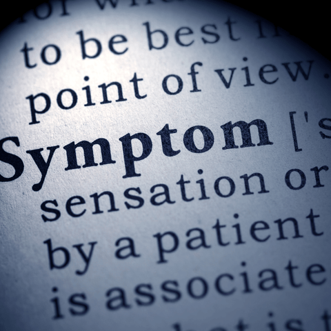 The word symptoms