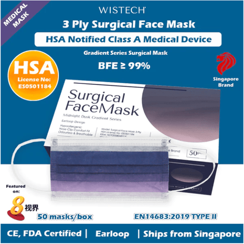 wistech's 3-ply surgical mask