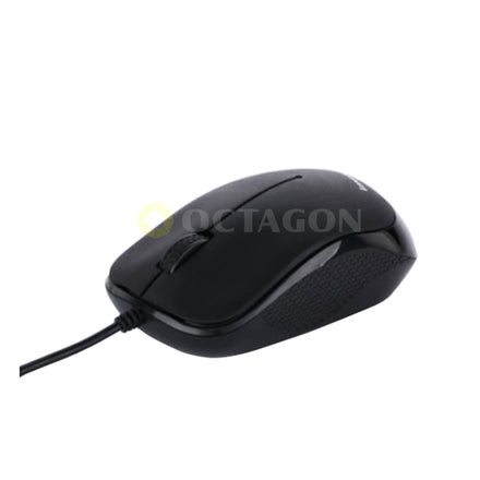 Imperion Ms 110 Black Office Wired Mouse Octagon Computer Superstore