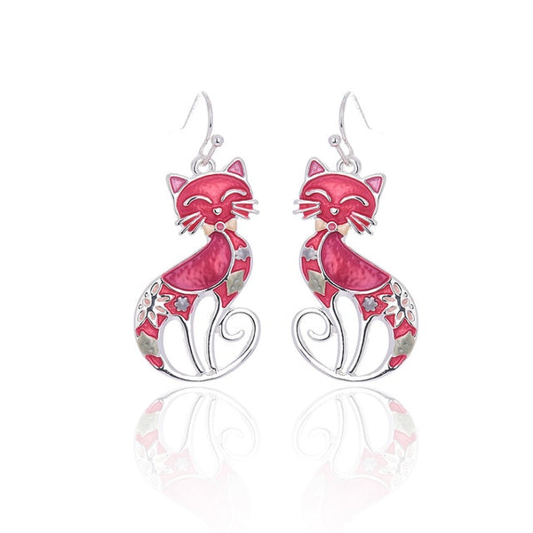 Boucle D Oreille Chat Fantaisie Bijoux Fantaisie Shop