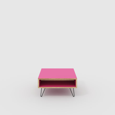 pink coffee table