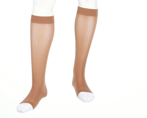 Hybrid knee-high graduated compression socks (Medium 15-20mmHg)