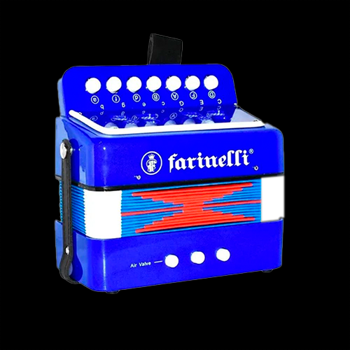 FARINELLI ACORDEON INFANTIL BOTONES AZUL REY – BACKSTAGE