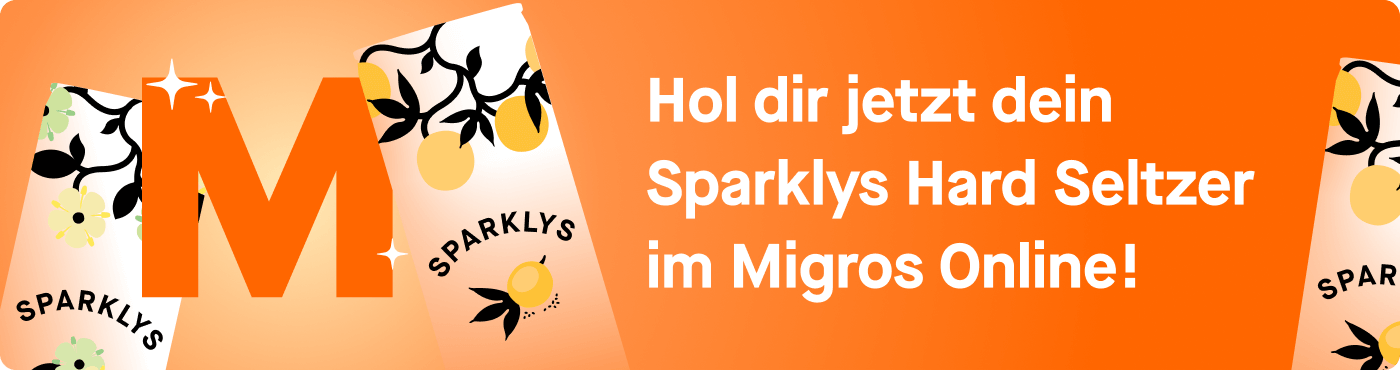 Hol dir jetzt dein Sparklys Hard Seltzer im Migros Online!