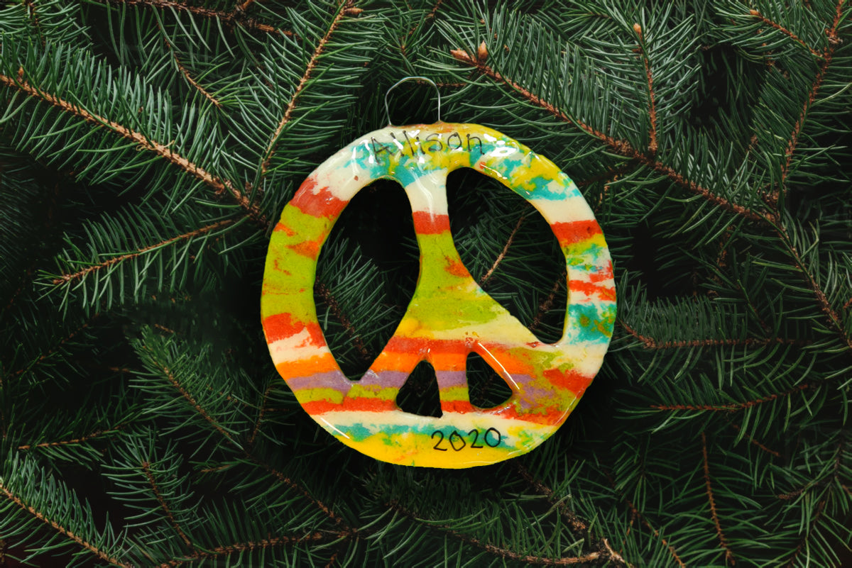 Peace Sign Ornament │Dough Delights