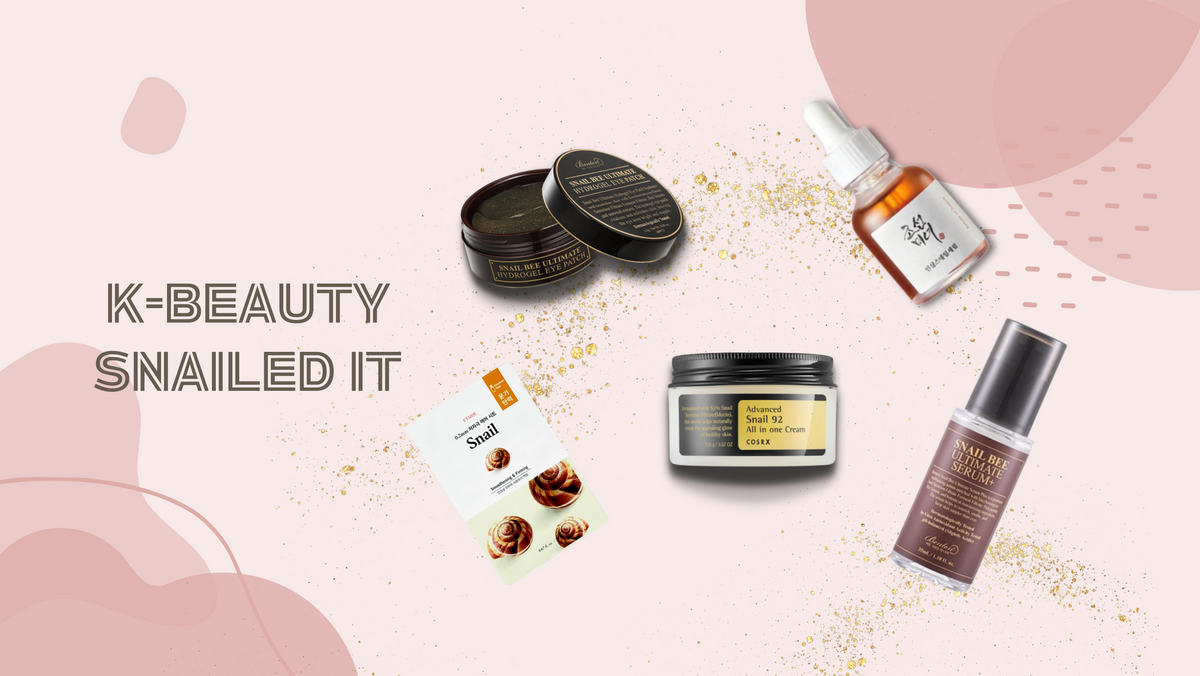 SNAIL PRODUCTS IN K-BEAUTY