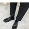 IMG 110 of Suit Pants Men Straight Casual Drape Ankle-Length Hong Kong Trendy Slim Look Student Fit Pants