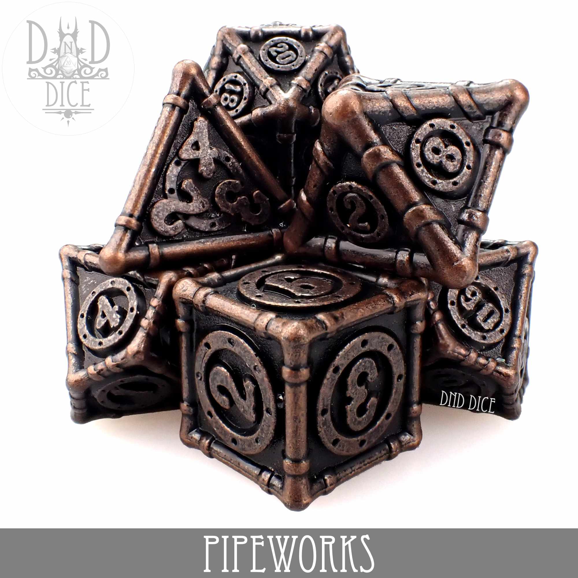 Ring of Splendor Metal Dice Set