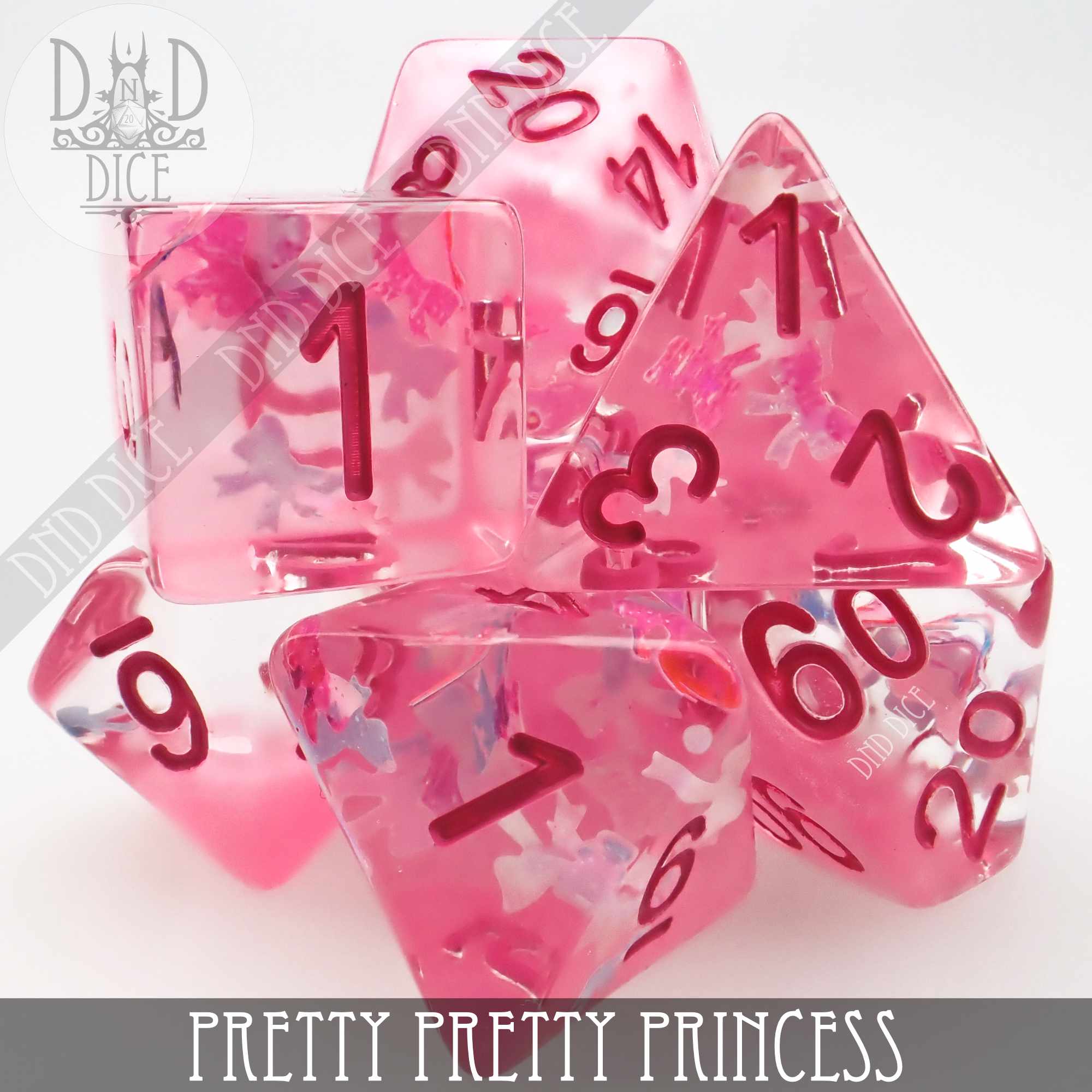 Pastel Pink Aesthetic Dice Pattern DnD Game Underpants Cotton