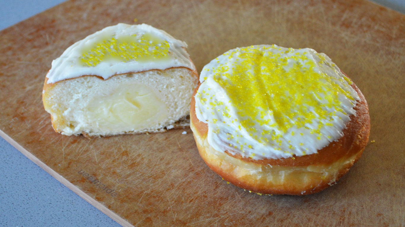 Lemon Custard Filled Donut