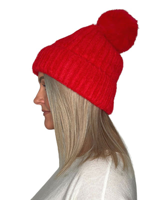 
                  
                    Load image into Gallery viewer, MARY WOOL MIX POM POM HAT
                  
                