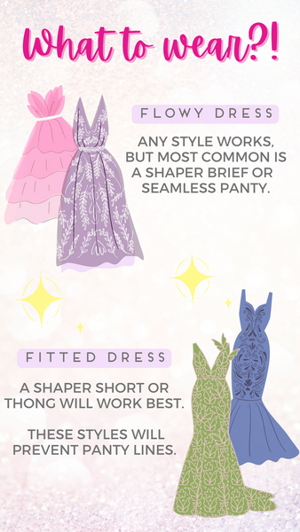 What to wear under your dress | fitted and flowy