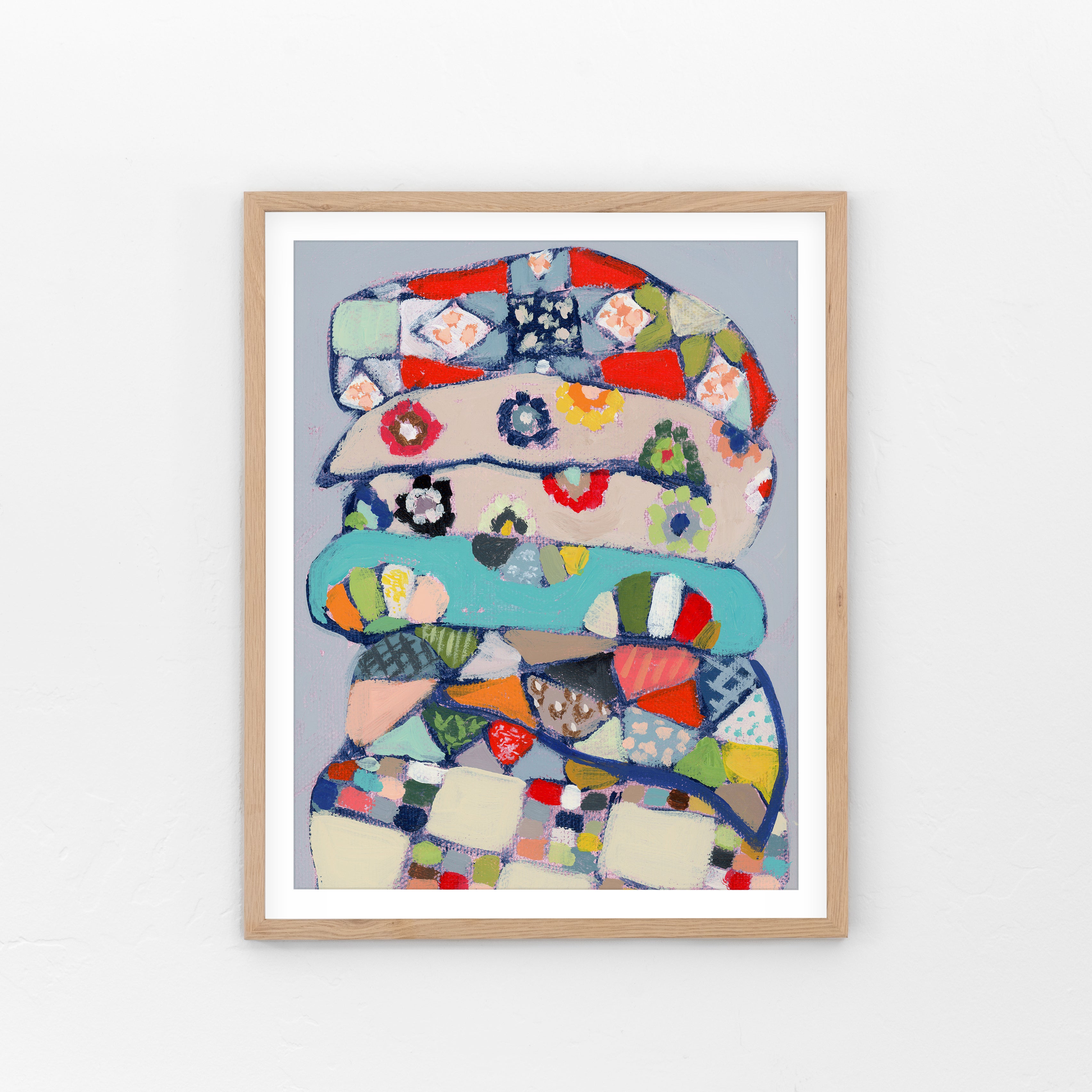 Patchwork Memories Art Print
