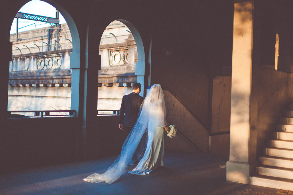 ash and paul wedding jennifer regan gown