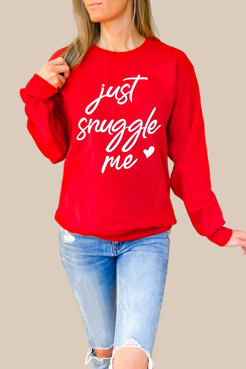 Mistletoe and Mimosas Red Graphic Sweatshirt - SALE – Ivy & Olive Boutique