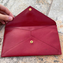 Load image into Gallery viewer, Prada Saffiano Leather Envelope Wallet
