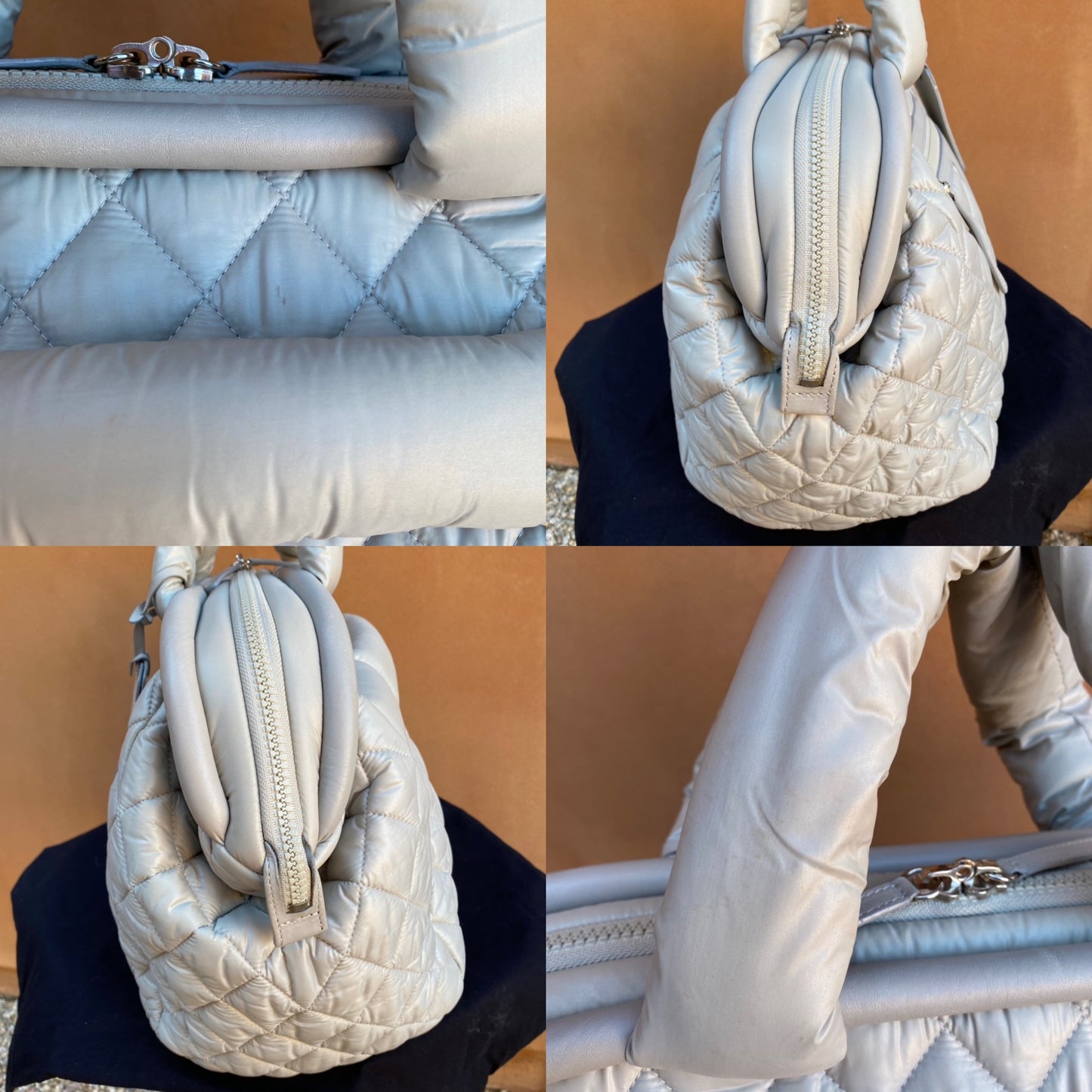 Chanel Nylon Quilted Coco Cocoon Bowler