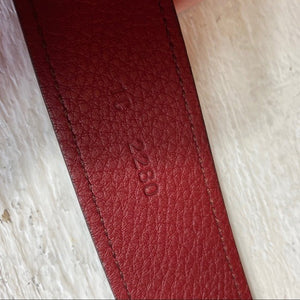 Prada Leather Buckle Belt