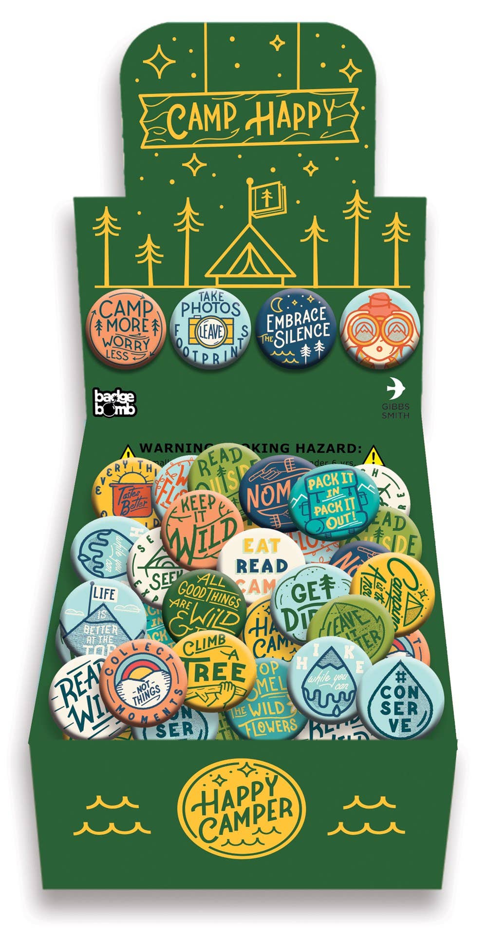 Camp Happy Buttons