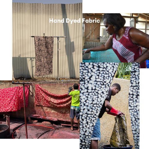 Osei-Duro hand dyed fabrics in Ghana