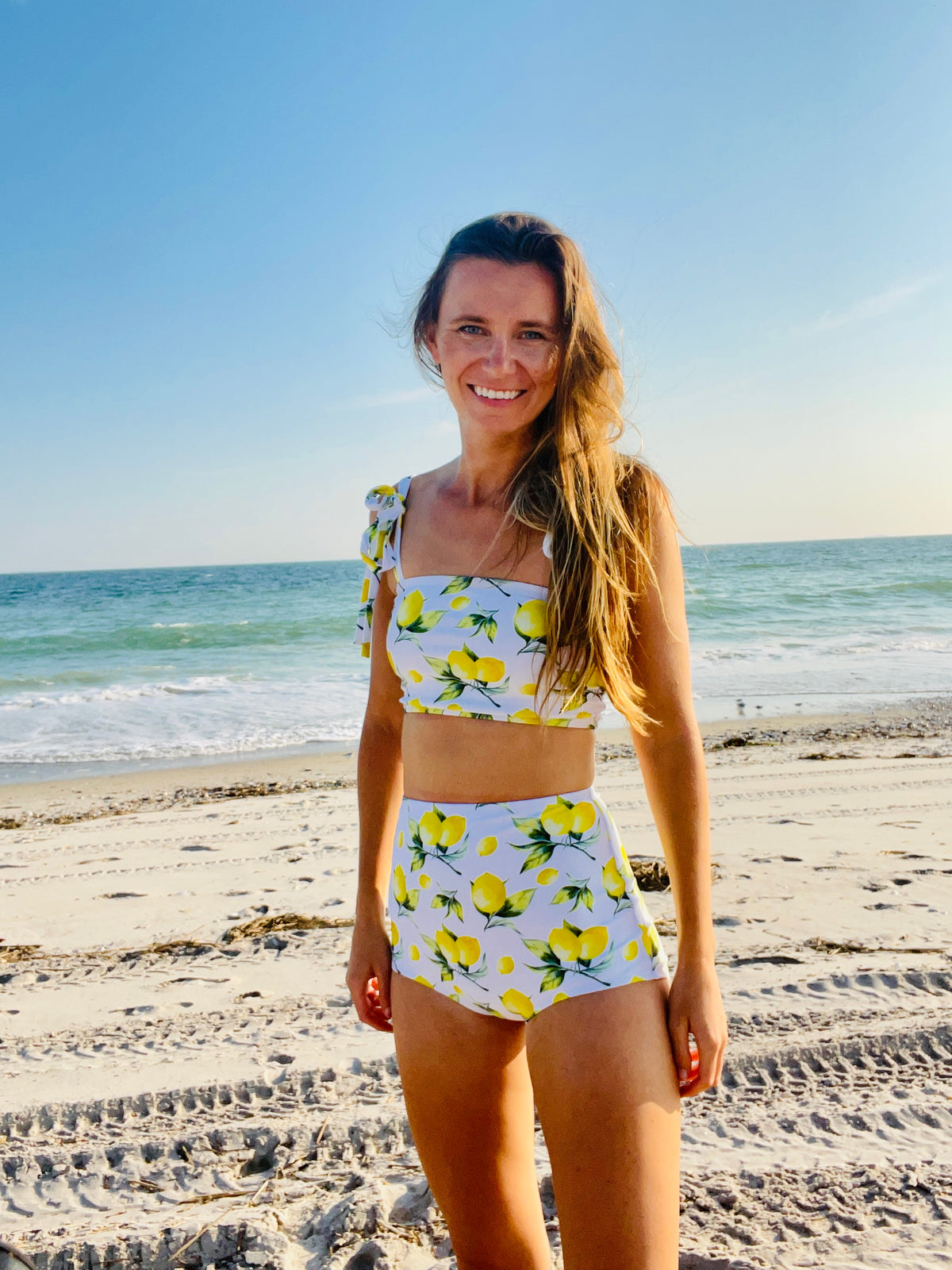 Dusty Floral Swim Top